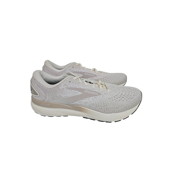 Brooks Men's Ghost 16 Athletic Running Sneakers 1104181D164 White Size 13D - Picture 2 of 7